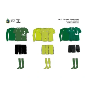 Pack Equipaciones UD EL ESPINAR DE SAN RAFAEL