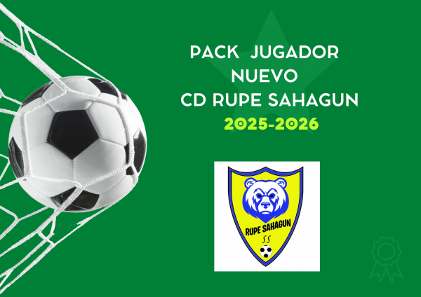 Pack Jugador nuevo CD RUPE SAHAGUN