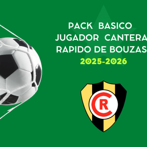 Pack basico jugador cantera RAPIDO DE BOUZAS