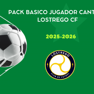 Pack basico jugador cantera LOSTREGO CF