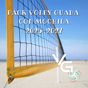 PACK CON MOCHILA VOLEY GUADA