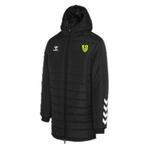 PLAYFUL LONG BENCH JACKET BLACK FTY ACADEMY