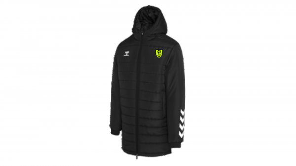 PLAYFUL LONG BENCH JACKET BLACK FTY ACADEMY