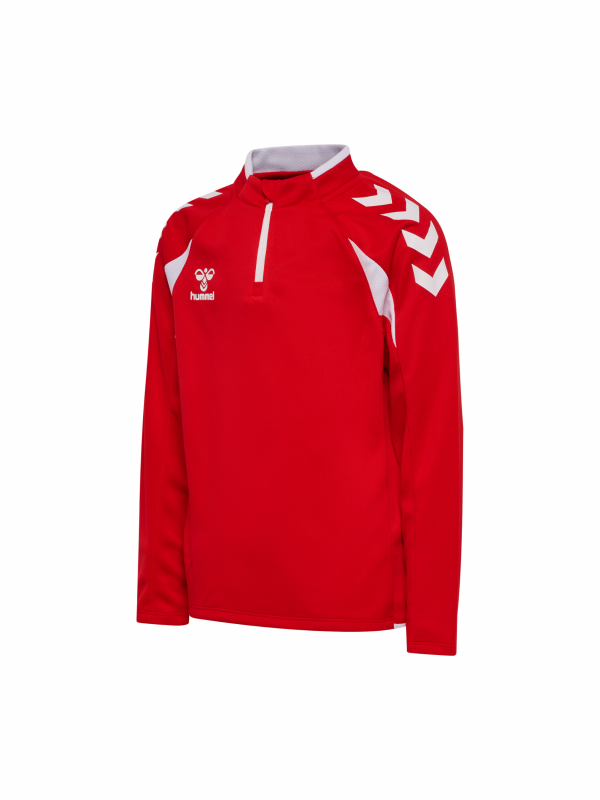 HMLCORE 2.0 HALF ZIP TRUE RED / WHITE