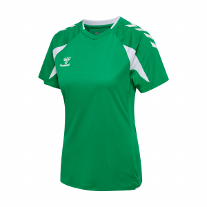 HMLCORE 2.0 JERSEY S/S WOMAN COTTON JELLY BEAN / WHITE