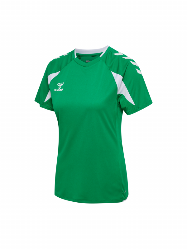 HMLCORE 2.0 JERSEY S/S WOMAN COTTON JELLY BEAN / WHITE