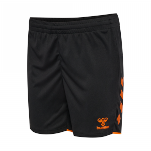 HMLCORE SHORTS WOMAN BLACK / ORANGE TIGER