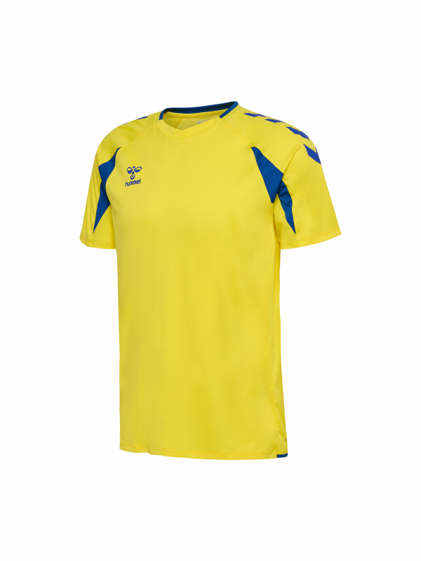 HMLCORE 2.0 JERSEY S/S BLAZING YELLOW/ TRUE BLUE