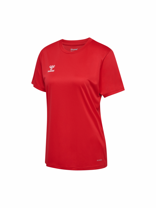HMLESSENTIAL JERSEY S/S WOMEN TRUE RED C.D. GETAFE FEMENINO