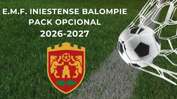 PACK OPCIONAL E.M.F. INIESTENSE BALOMPIE