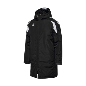 Diseño sin título (89) HMLCORE 2.0 BENCH JACKET BLACK/WHITE MENTEMA BOADILLA 26-27